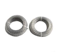 Lot de 2 bobines de fil renforcé pour débroussailleuse - 2 à 4 mm x 10 m - Cordon de rechange pour une coupe efficace des pelouses, des mauvaises herbes et des arbustes (10 m x 4 mm)