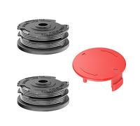 Lot de 2 bobines de rechange pour coupe-bordure Ø 1,6 mm-6,1 m + 1 couvercle de bobine pour coupe-bordure Bosch ART 30-36 LI, Advanced Grass Cut 36, ART 24, ART 27, ART 30, ART24+, ART27+, ART30+ (2