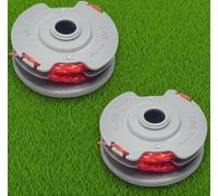 Lot de 2 bobines de rechange pour débroussailleuse Flymo FLY021, double bobine de rechange compatible avec Flymo FLY021, bobines de rechange