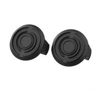 Lot de 2 bobines de rechange pour débroussailleuse sans fil Harbor Freight Bauer 19115C-B 20 V - Diamètre du fil en nylon 0,65 mm - Pour cour et jardin