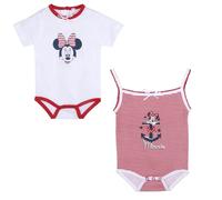 Lot de 2 bodies bÃ©bÃ© Cerda Minnie Rouge 12 mois