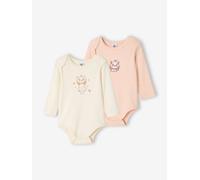 Lot de 2 bodies bébé fille Marie les Aristochats Disney rose pâle 9M(71CM)