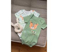 Petit Béguin - Lot de 2 Bodies bébé Manches Courtes Kanha