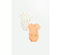 Petit Béguin - Lot de 2 Bodies bébé Manches Courtes Ouverture croisée Sierra