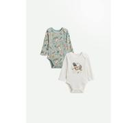 Lot De 2 Bodies Bébé Manches Longues Cache-cache Ecru 12M(74CM)
