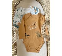 Lot de 2 bodies bébé manches longues charly camel 12M(74CM)