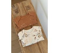 Lot de 2 bodies bébé manches longues constellation camel 18M(81CM)