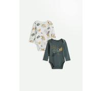 Lot De 2 Bodies Bébé Manches Longues Elliott Vert 36M(97CM)