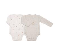 Lot De 2 Bodies Bébé Manches Longues - Mini Nous Crudo NAISSANCE(50CM)