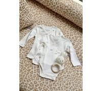 Petit Béguin - Lot de 2 Bodies bébé Manches Longues Ouverture croisée Câlins