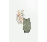 Petit Béguin - Lot de 2 Bodies bébé sans Manches Dumbea