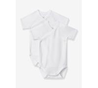 Lot de 2 bodies naissance manches courtes blanc 6M(67CM)
