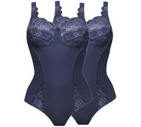 Lot de 2 Body sans armature avec dentelle Marine avec couleurs div 6538 Susa