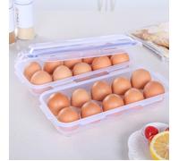 lot de 2 Boite a Oeufs Anti-choc Hermetique, Boîte spécifique à oeufs Protège