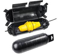 Lot de 2 Boite Etanche Electrique Exterieur IP44, Cache Prise Exterieure Etanche épaisse, Boitier Protection pour Rallonge Exterieur