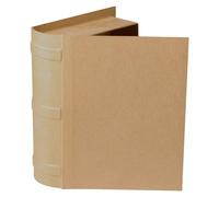 Décopatch BT070C - Un support en papier brun mâché 17x10x12 cm, Boîte livre