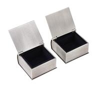 Lot de 2 boîtes à bijoux My First Tooth Curl - Cadeau souvenir pour fête prénatale ou anniversaire