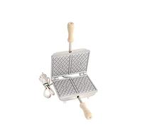 Lot de 2 boîtes à biscuits électriques pour Ferratelle et dosettes en aluminium rectangulaire fin