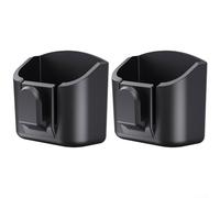 Lot de 2 boîtes à clés de voiture pour tableau de bord ou console centrale, adaptées pour ranger clés, télécommandes et cartes, design compact et fonctionnel