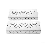 Lot de 2 boîtes à fumée pour barbecue en acier inoxydable pour une utilisation optimale des copeaux de bois pour de délicieuses grillades