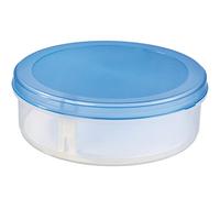 Lot de 2 boîtes à gâteau Sunware Gallery Line de 8,3 l, avec insert de levage, Ø 35 cm, transparent/bleu transparent
