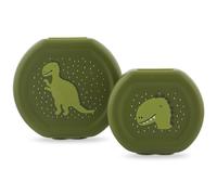 Lot de 2 boîtes à goûter à clip Mr. Dino