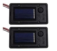 Lot de 2 boîtes à piles, lanternes solaires de rechange pour lanternes suspendues extérieures, conteneur, lampe solaire à suspendre, accessoires LED, décoration de jardin