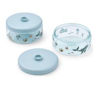 Lot de 2 boîtes alimentaires Dominique Sea Creature