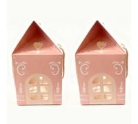 Lot de 2 boîtes cadeaux pop-up 3D en papier pour cadeaux de Noël au pays des merveilles de Noël et rangement de bonbons