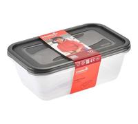 Lot de 2 Boîtes de conservation congélation 3,3 litres - Gris