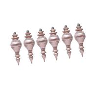 Lot de 2 boîtes de décoration créative pour sapin de Noël fabriquée à la main - Ornement pointu allongé pour les atmosphères festives - Décorations artistiques d'étagère de Noël
