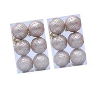Lot de 2 boîtes de décorations de sapin de Noël à motif tartan à suspendre pour festival, maison, vacances, fête, décorations de Noël