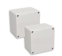 Lot de 2 boîtes de jonction F25, étanches IP65, boîtier de projet électrique en plastique ABS, boîtier électronique, boîtes de jonction de puissance pour boîtes de commande,