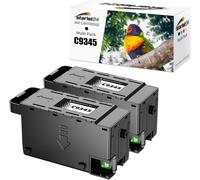 Lot de 2 boîtes de maintenance C9345 C12C934591 compatibles avec Epson C9345 pour EcoTank ET-16600 ET-16650 ET-8550 ET-5850 ET-5800 ET-5880 ET-8500 Workforce WF-7840 WF-7780 835 WF-7830 WF