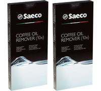 Lot de 2 boîtes de pastilles dégraissantes (x10) pour machine à café Espresso Saeco, Philips - CA6704/99