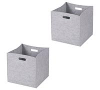 Lot de 2 boites de rangement en feutrine tiroir cube pliable pour enfant