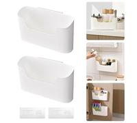 Lot de 2 Boîtes de Rangement Multifonctionnelles, Autocollantes, pour Armoire de Cuisine, Salle de Bain, Réfrigérateur, SXCCNW