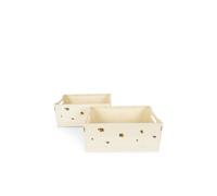 Lot de 2 boites de rangement pliable Lemon