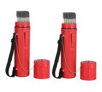 Lot de 2 boîtes de rangement pour électrodes de soudage, 10,2 x 10,2 x 35,6 cm