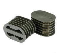 Lot de 2 boîtes de rangement pour ligne de pêche à la carpe pour clips de plomb hybrides et Heli-Safe, étui en ABS sans enchevêtrement, peut contenir 6 bas de ligne pré-noués, organisateur de matériel