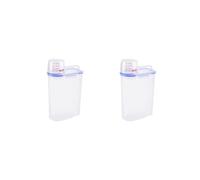 Lot de 2 boîtes de rangement pour poudre à lessive 2 l
