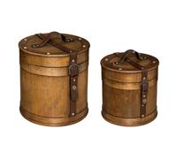 Atmosphera – Set de 2 boîtes – L21/26 cm