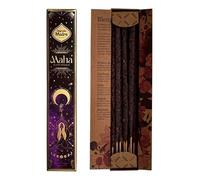 Lot de 2 boîtes d'encens Maha Blend Masala sacrée artisanale naturelle faite à la main pétales de rose, lys, gardénia, ambre et musc