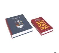 Lot de 2 boîtes en forme de livre Della 33x25cm - Atmosphera Créateur d'intérieur