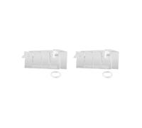 Lot de 2 boîtes filtrantes à suspendre pour aquarium - Transparent - 24 x 10,5 x 10 cm