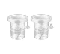 Lot de 2 boîtes flottantes pour aquariums avec panneau respirant et séparateur pour un environnement d'éclosion sûr