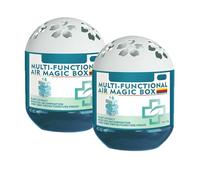 Lot de 2 boîtes magiques pour purification de l'air intérieur - Multifonction à base de plantes - Sans bruit - Pour la maison et les zones d'animaux domestiques - Excellent rapport qualité/prix