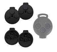 Lot de 2 boitier de clé smart 3 boutons clavier en caoutchouc 451 FORTWO voiture neuf