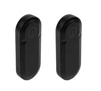 Lot de 2 boîtiers à piles AA pour AirTag avec une durée de vie de 10 ans, boîtier de rechange ABS étanche pour un remplacement facile des piles, étui noir compact pour l'extérieur (piles non incluses)