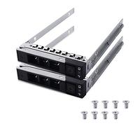 Lot de 2 boîtiers de disque dur 2,5" DXD9H SAS SATA compatible avec serveurs Dell PowerEdge 14ème génération R440 R640 R740xd R840 R940 R6415 R7415 R7425